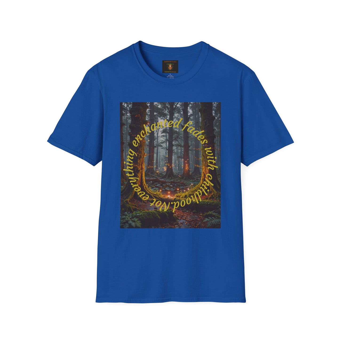 Enchanted Forest T-Shirt | Unisex Softstyle Tee, Nature Lover Gift, Bohemian Apparel, Casual Wear, Eco-Friendly Fashion