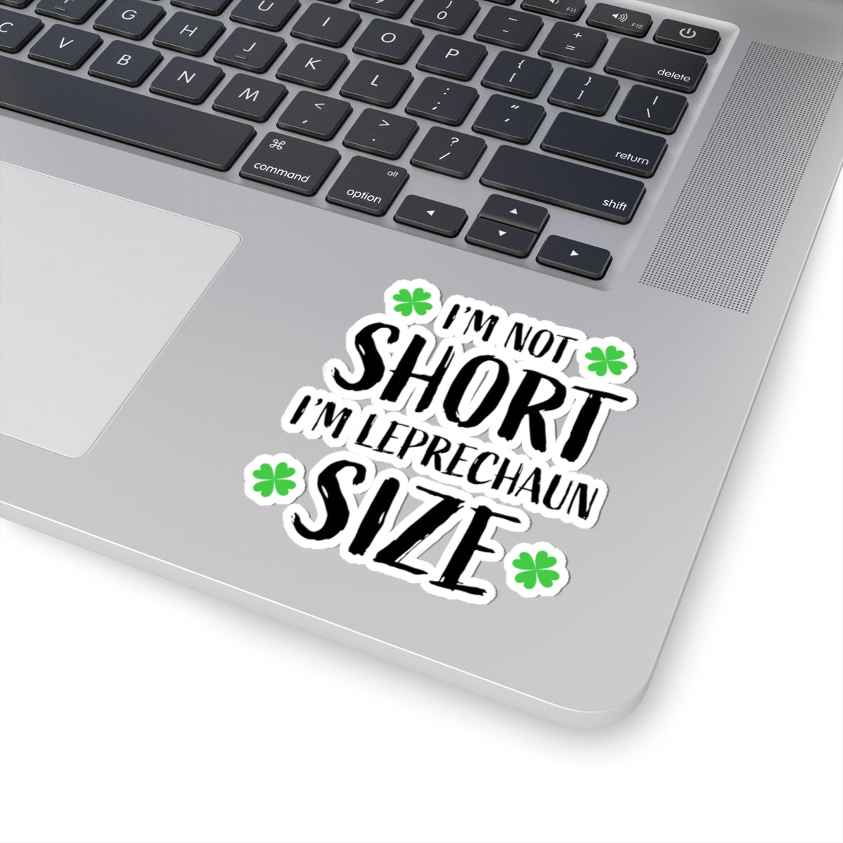 Cute Leprechaun Size Kiss-Cut Stickers for Laptop, Saint Patrick's Day Decor, Funny Gift for Kids, Cheerful Wall Art, Holiday Accessories