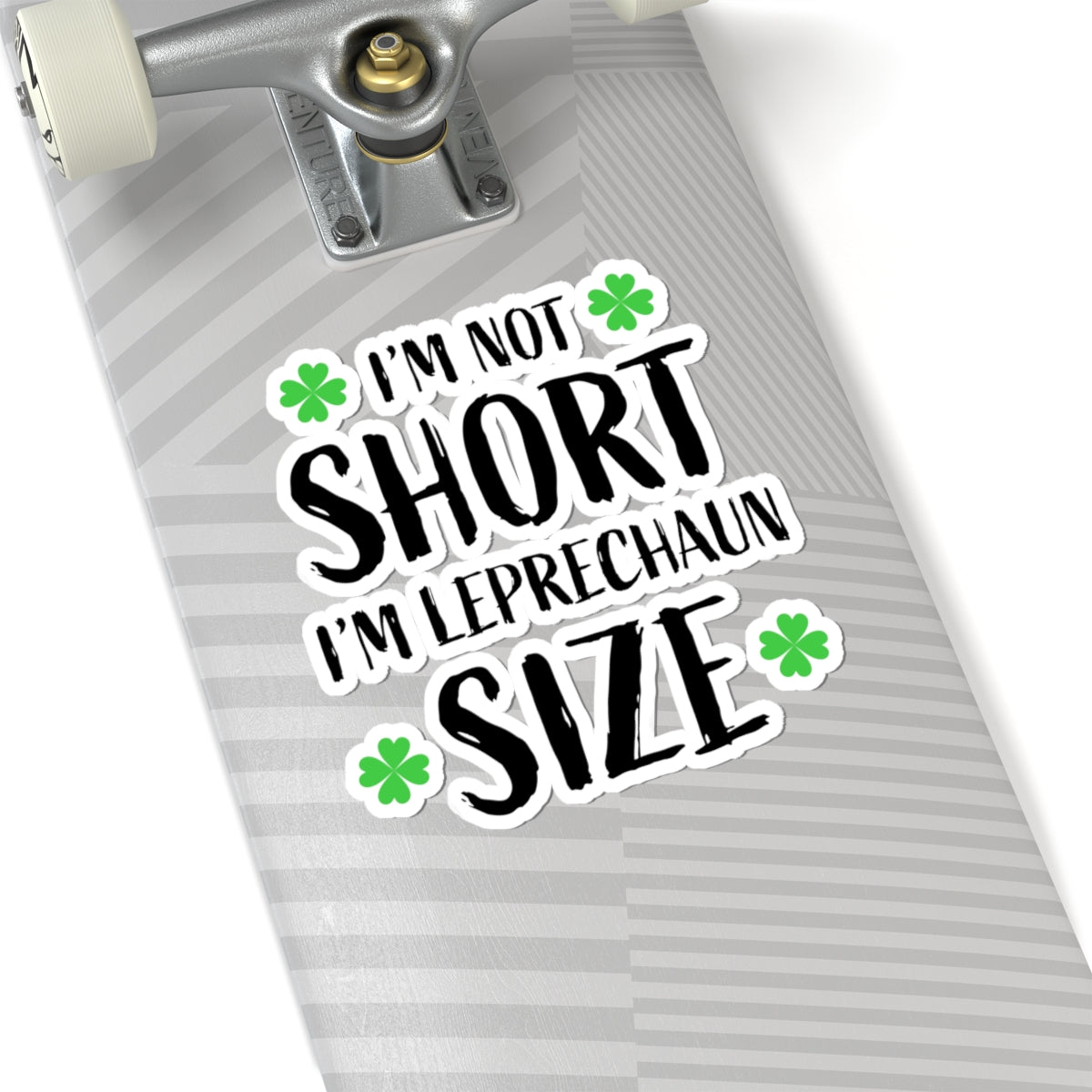 Cute Leprechaun Size Kiss-Cut Stickers for Laptop, Saint Patrick's Day Decor, Funny Gift for Kids, Cheerful Wall Art, Holiday Accessories