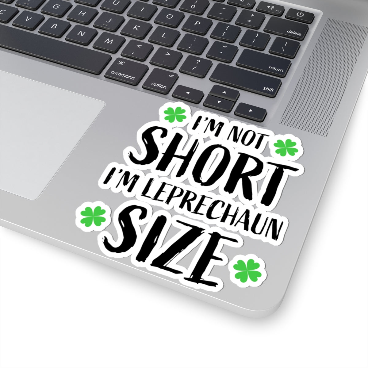 Cute Leprechaun Size Kiss-Cut Stickers for Laptop, Saint Patrick's Day Decor, Funny Gift for Kids, Cheerful Wall Art, Holiday Accessories