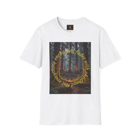 Enchanted Forest T-Shirt | Unisex Softstyle Tee, Nature Lover Gift, Bohemian Apparel, Casual Wear, Eco-Friendly Fashion