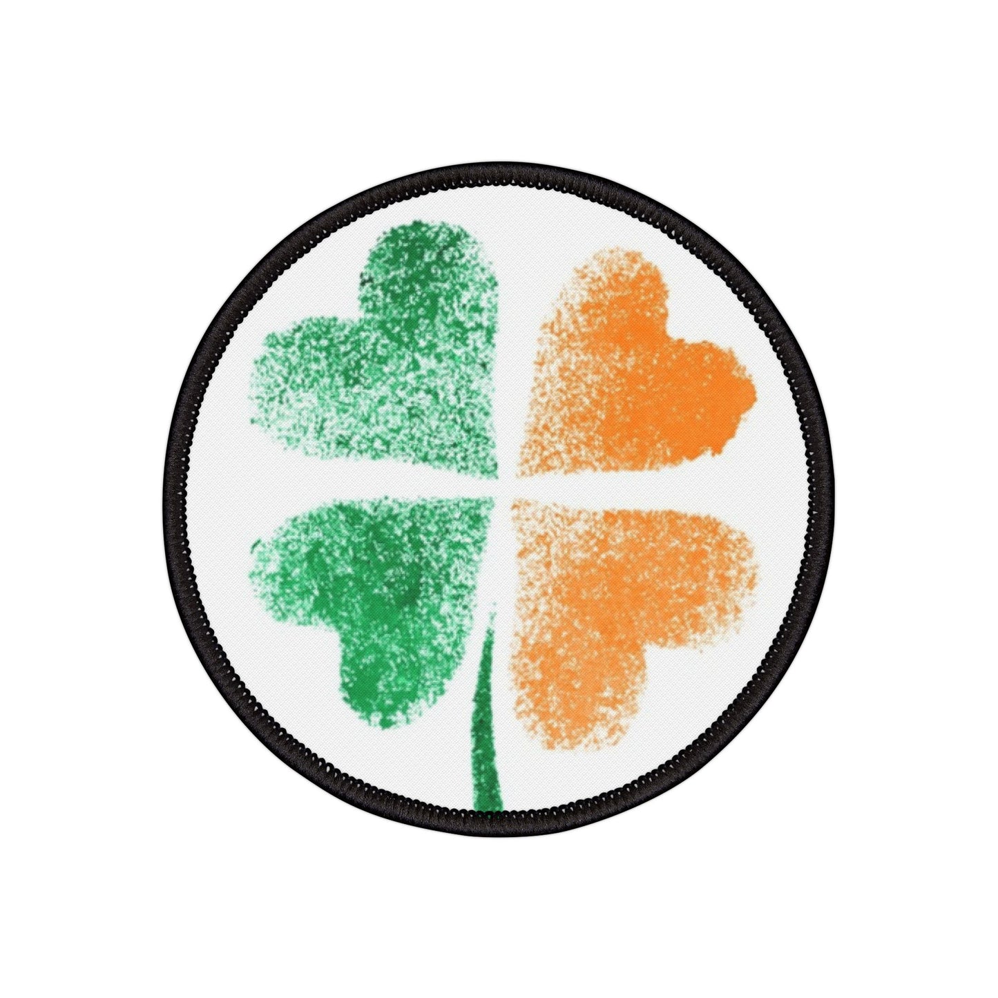 St. Patrick's Day Iron-On Patches, Clover Patch for Jackets, DIY Embellishments, Holiday Decor, Unique Gift for Friends