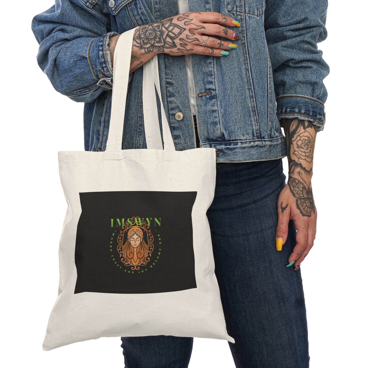 Stunning Natural Tote Bag with Inspirational Designs - Perfect for Eco-Friendly, Everyday Use, Gifts, and More!