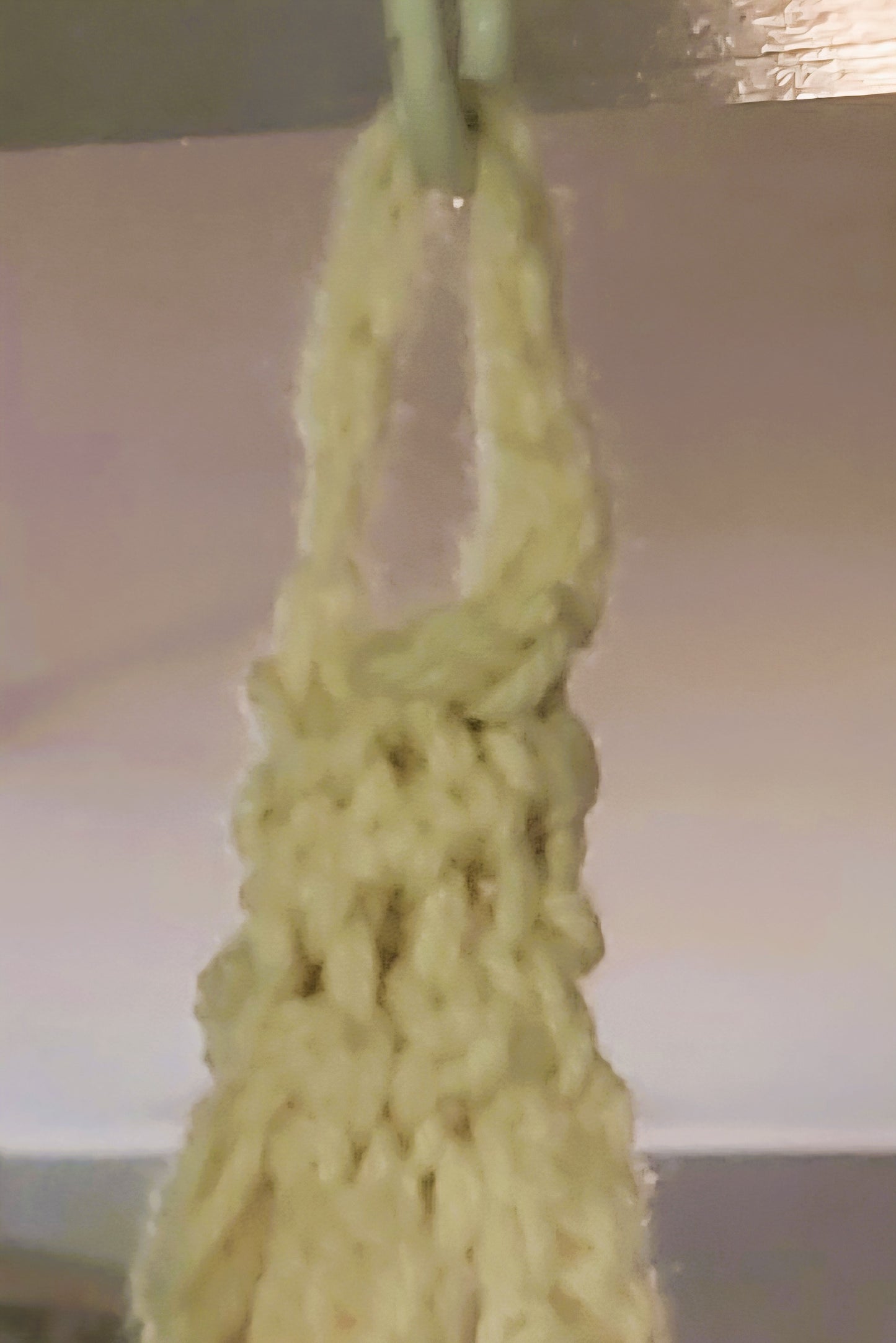Handmade crochet 5.5" pot plant hanger